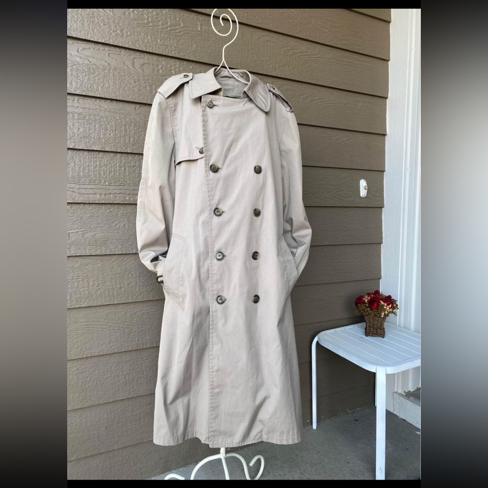 London Fog-Iconic Spring spring Trench-Mens size 40